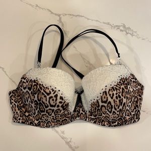Leopard Print Bra